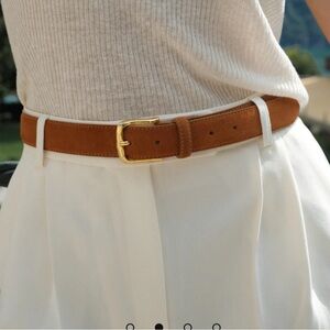 Aureum collective no.4 Cognac Suede belt